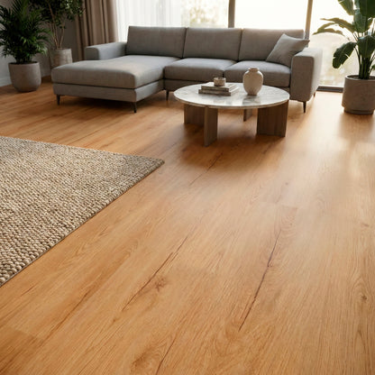 Piso Vinílico SPC Click Carvalho Natural com Isolante incorporado - Tampere Ash 1250x190x5mm