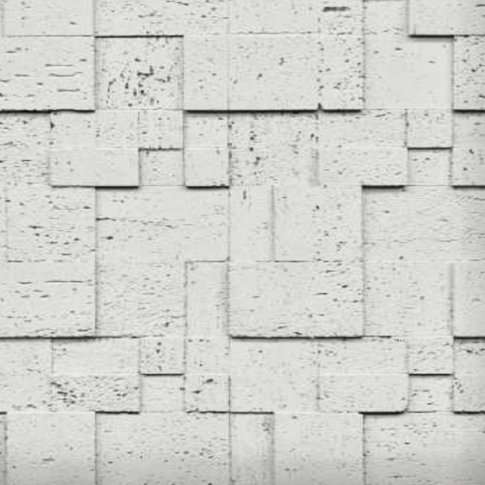 Panel Mural de Piedra Flexible Natural Siena Travertine Gris 120x60cm - Revestimiento Pared impermeable