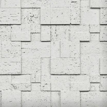 Panel Mural de Piedra Flexible Natural Siena Travertine Gris 120x60cm - Revestimiento Pared impermeable