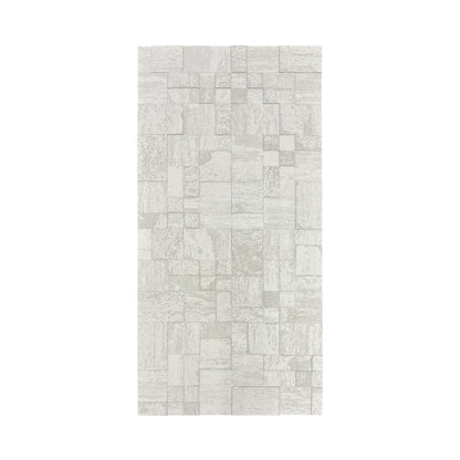 Panel Mural de Piedra Flexible Natural Siena Travertine Gris 120x60cm - Revestimiento Pared impermeable