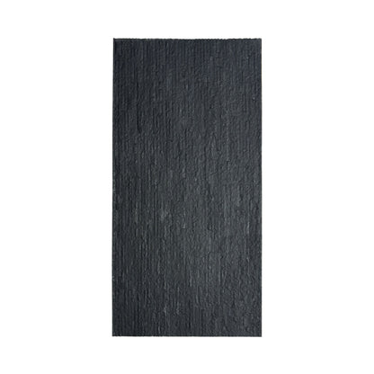 Panel Mural de Piedra Flexible Natural Venecia Negro 120x60cm - Revestimiento Pared impermeable