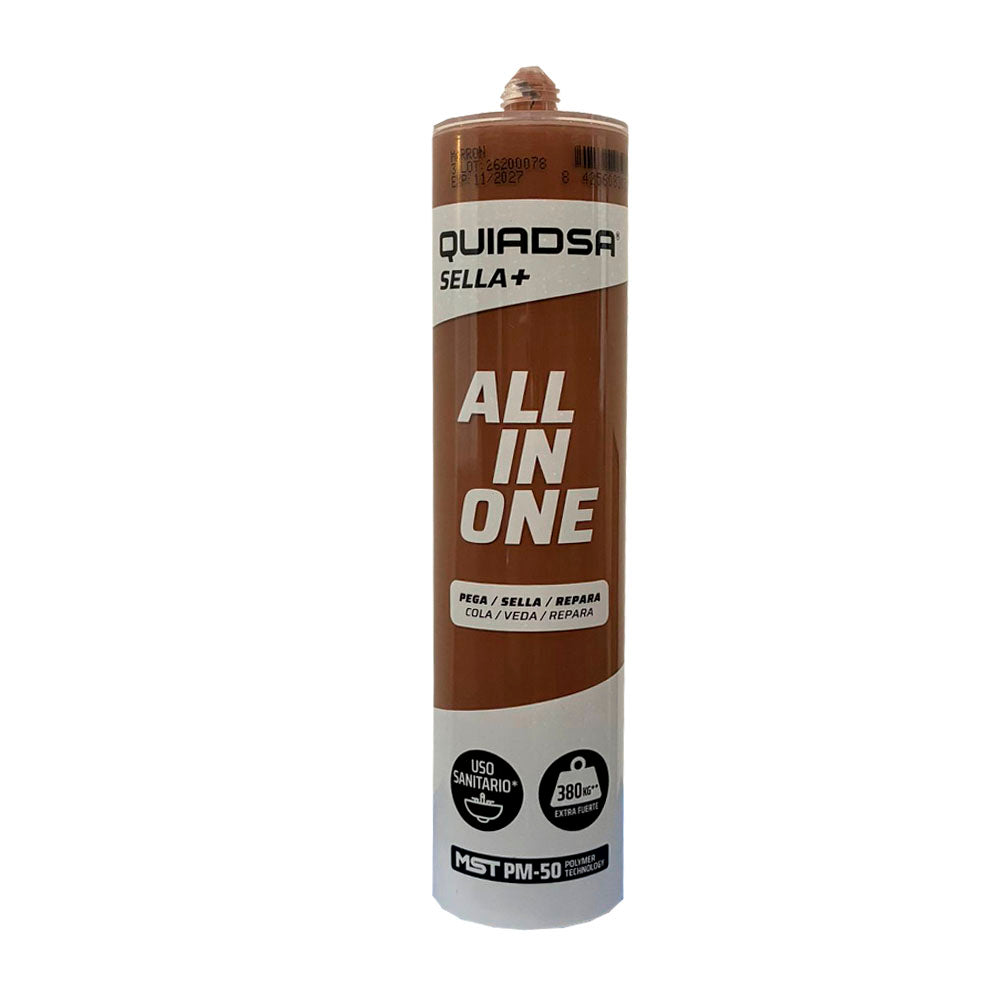 Adhesivo de Polímero Modificado Marrón PM-50 – Sellado Exterior Resistente a la Intemperie