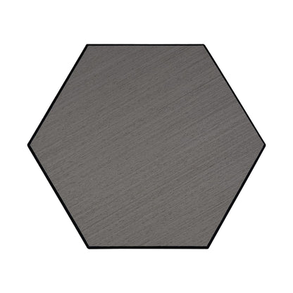 Pack 10 Panel Acústico de Pared Hexagonal Madera Gris - Bergen Grey 30x30x1cm