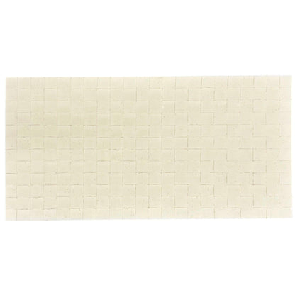 Panel Mural de Piedra Flexible Natural Trieste Mosaic Beige 118x58cm - Revestimiento Pared impermeable